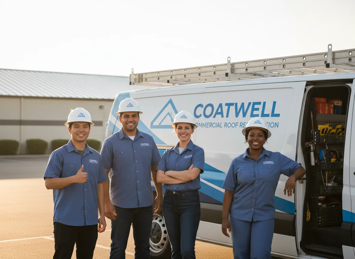 Commercial roof coating company in Amity, OR